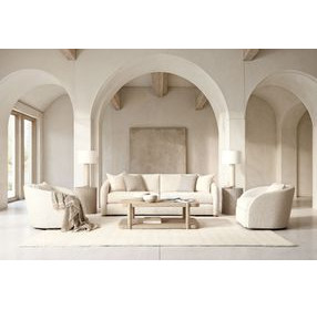 Antibes Warm Roz and Pumice Accent Table