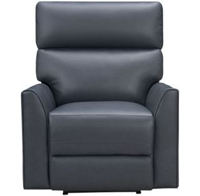 Marah Santa Fe Ocean Leather Big and Tall Power Recliner with USB Charging