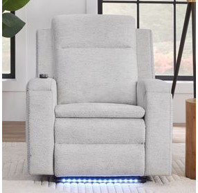 Mighty Clearwater Sand Rocker Heat Massage Power Recliner with LED and USB Charging