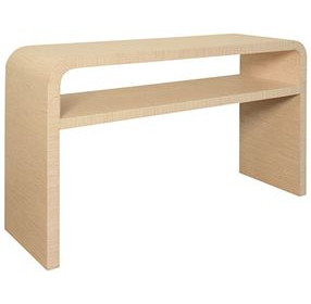 Marshall Natural Grasscloth 54" Console Table