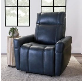 Bradford Steamboat Marine Leather Zero Gravity Power Recliner