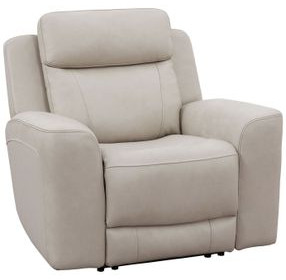 Calgary Stone Leather Power Recliner