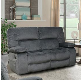 Chapman Polo Performance Fabric Dual Reclining Loveseat