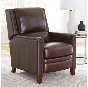Connor Espresso Leather Recliner