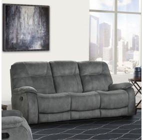 Cooper Shadow Grey Manual Triple Reclining Sofa