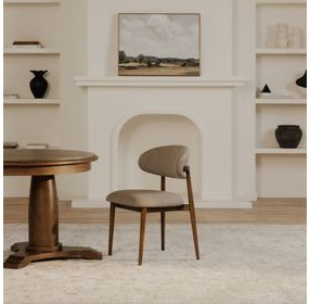 Ellie Gray Performance Fabric Upholstered Dining Chair