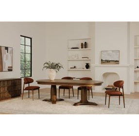 Ellie Rust Performance Fabric Upholstered Dining Chair