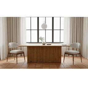 Ellie Oatmeal Performance Fabric Upholstered Dining Chair