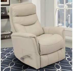 Gemini Ivory Manual Swivel Glider Recliner