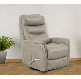 Gemini Linen Performance Fabric Swivel Glider Recliner