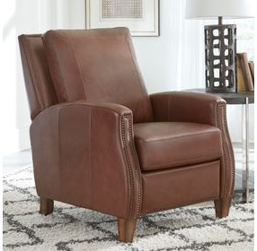 Hunter Chestnut Charm Leather Power Recliner