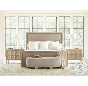 Prado Tawny King Upholstered Panel Bed