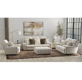 Micah Oatmeal Deep Seat Power Reclining Living Room Set