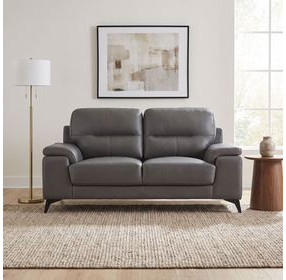 Mischa Dark Gray Loveseat