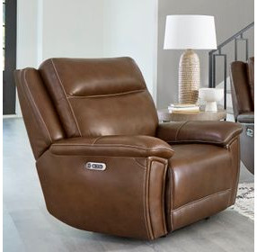 Jameson Hickory Zero Gravity Power Recliner With Power Headrest