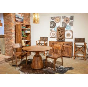 Acres Brownstone Slanted Back Dining Chair