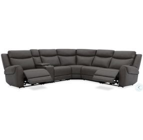 Montara Dark Granite 6 Piece Modular Power Reclining Sectional