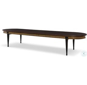 Barrington Medium Brown And Black 104" Extendable Dining Room Set