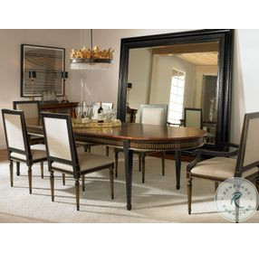 Barrington Linen And Black Side Chair