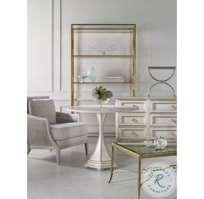 Madeline Worn Light Grey 9 Drawer Dresser With Round Ring Pull