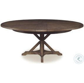 Collin Brown Rustic 74" Expandable Dining Table