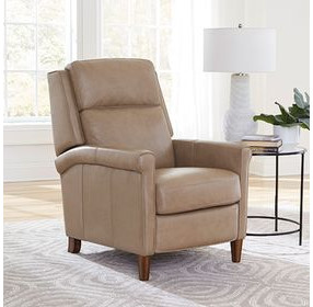 Northfield Lotus Cream Leather Recliner