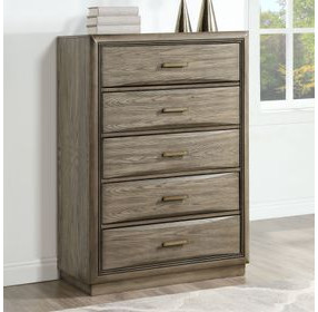 Sonoma Gray 5 Drawers Chest