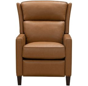Moore Santa Fe Brandy Leather Power Recliner with Power Headrest and USB Charging