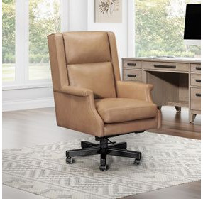 DC 132 RECL GCH Renaissance Clay Leather Upholstered Desk Chair