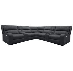Polaris Slate 7 Piece Modular Power Reclining Sectional