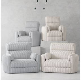 Radius Xl Mega Grey Power Glider Recliner