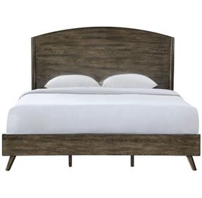 Rex Walnut Queen Panel Bedroom Set
