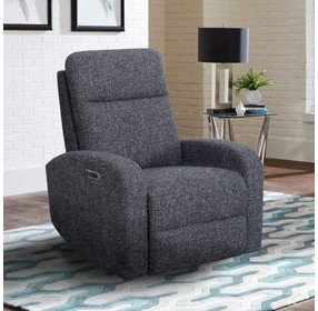 Thriller Natural Beauty Denim Power Swivel Glider Recliner