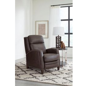 Vermont Slate Noire Leather Power Recliner