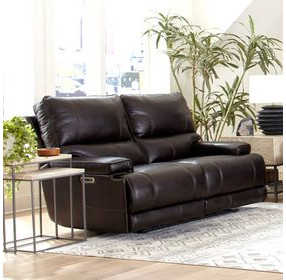 Whitman Verona Coffee Cordless Power Reclining Loveseat with Power Headrest