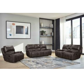 Brookings Charcoal Reclining Living Room Set
