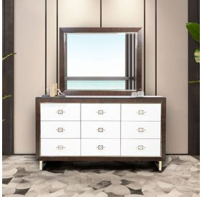 Belmont Place Espresso Dresser and Mirror