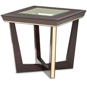 Belmont Place Espresso Square End Table