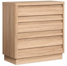 Brentwood Heights Provincial Brown 3 Drawer Dresser