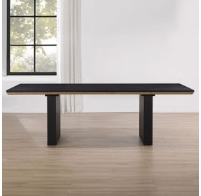 Magnolia Toffee 96" Extendable Rectangular Dining Table