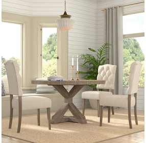 Newberry Weathered Natural 54" Round Dining Table