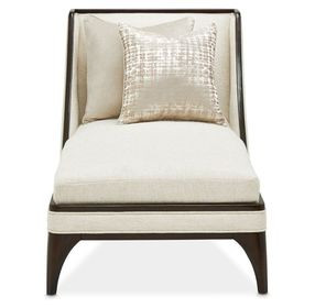 Paris Chic Cremini and Espresso Chaise