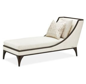 Paris Chic Cremini and Espresso 32" Chaise