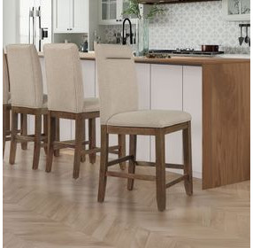 Garland Brown Counter Height Chair Set of 2