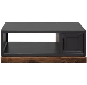 Nora Black and Whiskey Rectangular Occassional Table Set