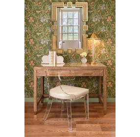 Noble Brown 48" Glass Top Home Office Set