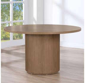 Colvin Brown 52" Round Dining Table