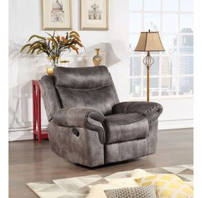 Nashville Gray Swivel Glider Recliner