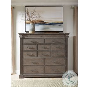 Madison Ridge Natural Bark 14 Drawer Master Chest