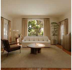 Rialto White Performance Fabric 90" Sofa